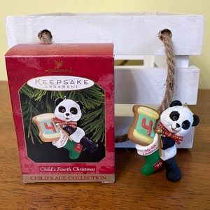 Hallmark Keepsake Ornament “Child’s Fourth Christmas” - Dated 1999 VINTAGE